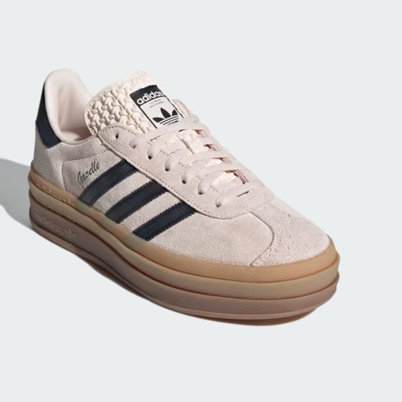 NWT Adidas Gazelle Bold Wonder Quartz / Core Black / Core Black - Picture 3 of 14